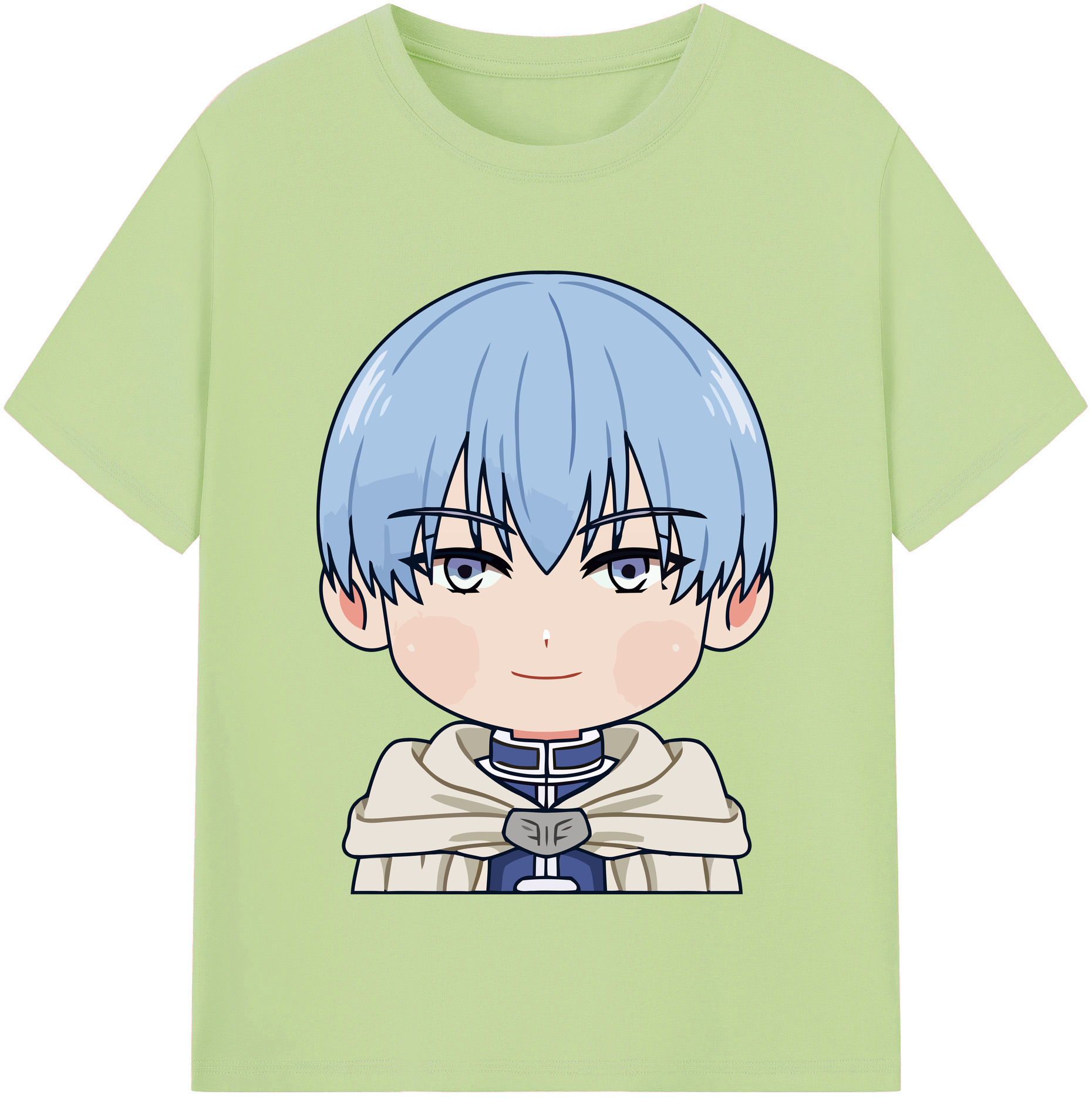 （画像用） 葬送のフリーレン Frieren 綿100％半袖Tシャツ（フロントプリント）